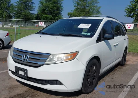 2012 Honda Odyssey Ex-L z USA, uszkodzony, nr VIN 5FNRL5H69CB128179